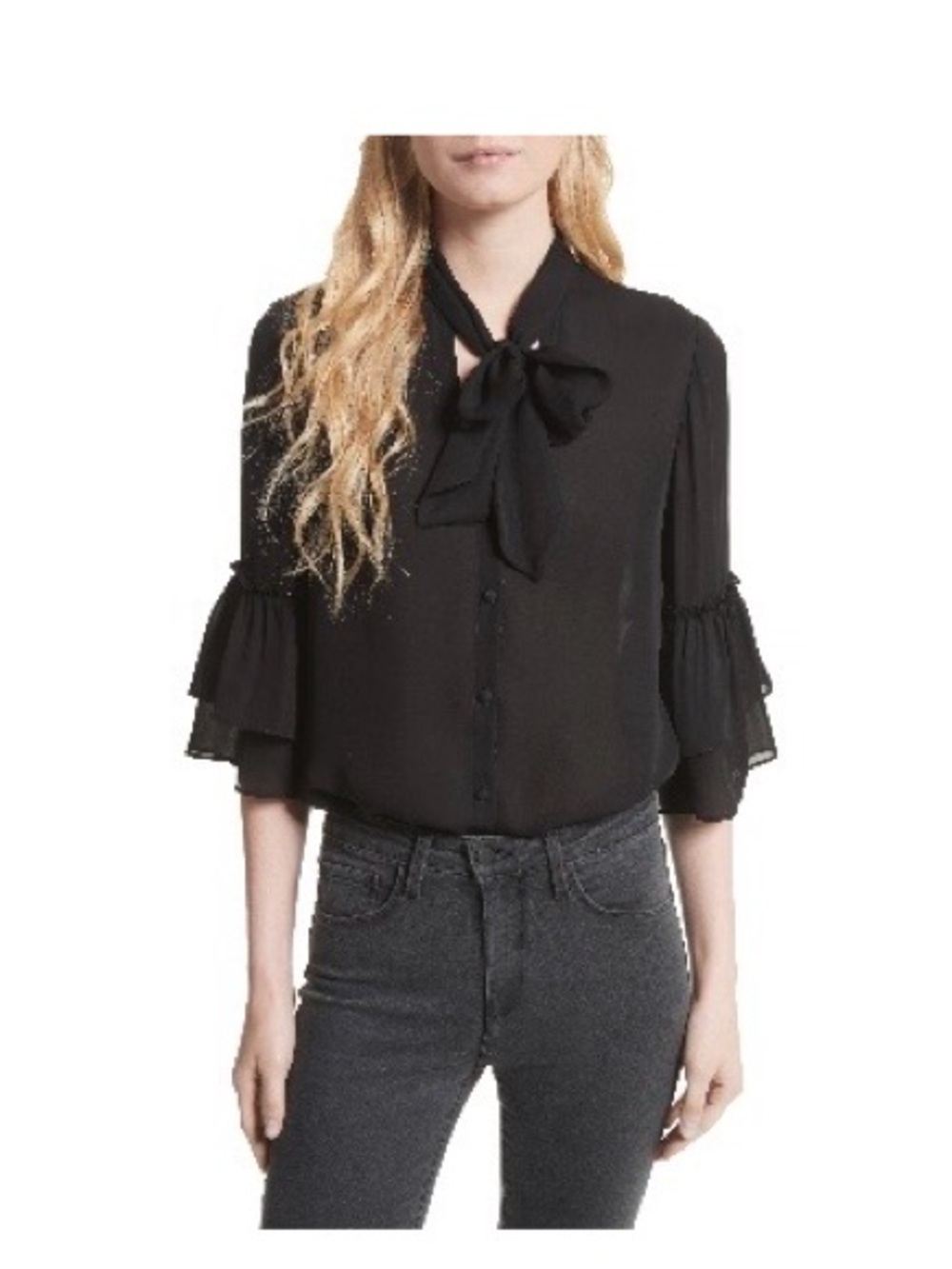 l’agence 100% silk blouse